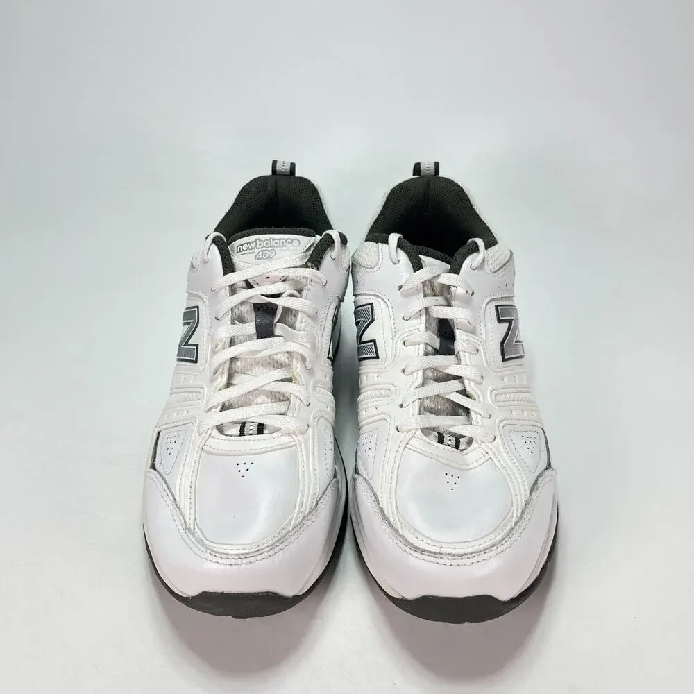 New Balance MX409 White Black Cross Training Sneakers MX409WG2 Men's Size 9.5 4E